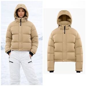 Aritzia The Super Puff Shorty Climatte Tannin Size Sixe M